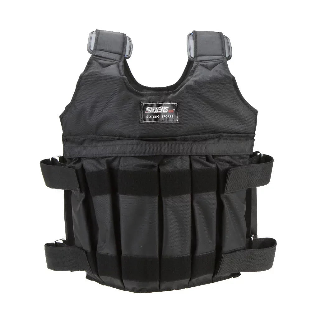 50kg Vest apparel Boxing - Loading Invisible and SUTENG for Sand Max Weighted Adjustable Exercise Weightloading Training,