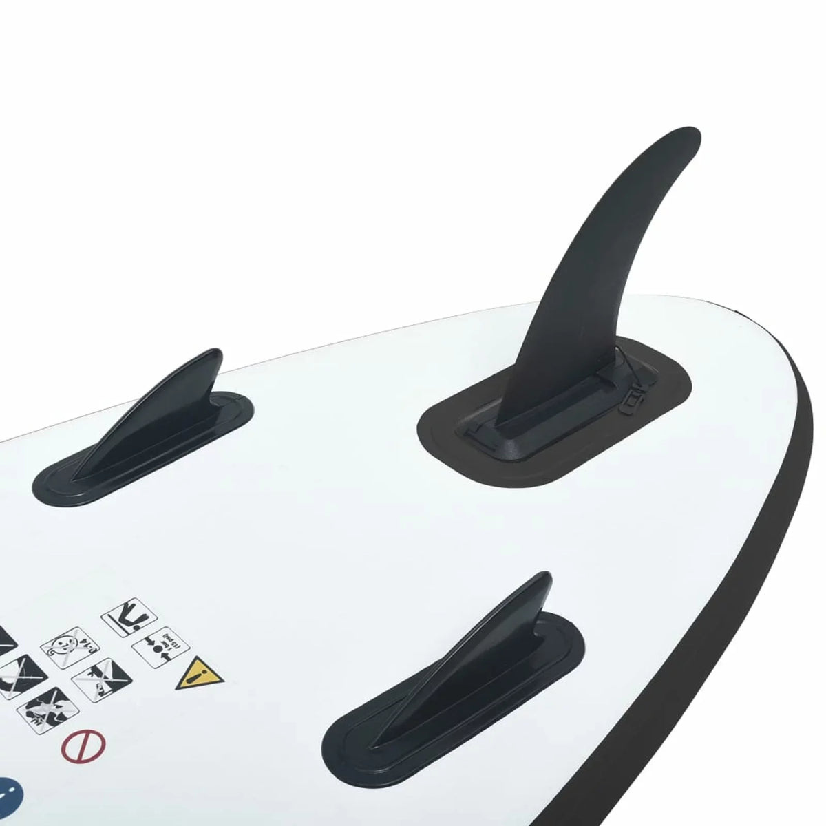 Andoer White and Black Paddleboard Inflatable Set