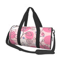 for Sports Travel Bags Stamp Floral Gym XMXT Large Flowers Bag Weekenders Tote Bag Pink Unisex Women,