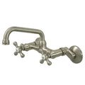Design Center Mounted 6" Handle Elements Double To Chautauqua Es2138x 8-1/2" Of Wall
