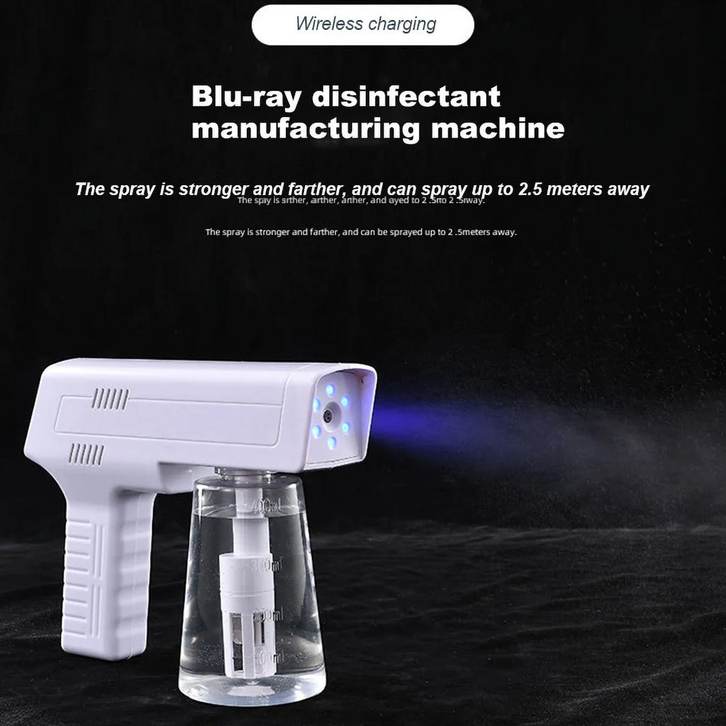 Maker, Spray Blue Light 3-in-1 Electrolysis Gun NaClO and Disinfectant liquid Generator, Disinfection