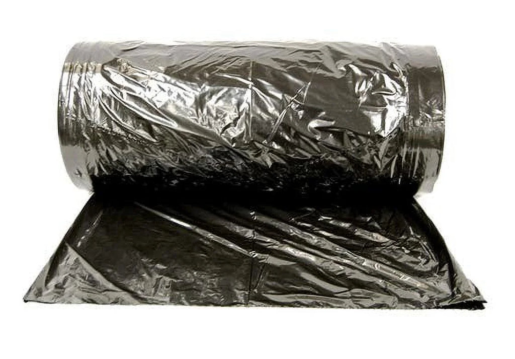 , Plastic garment NAHANCO - Black Super weight roll, 333/ROLL bags on 54"H a