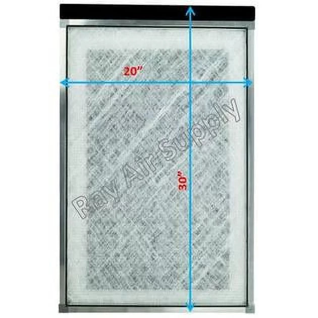 SUPPLY Replacement Air RAYAIR (3 20x30 20x30 Pads Cleaner WHITE SolaceAir Pack) Filter Compatible Refills with