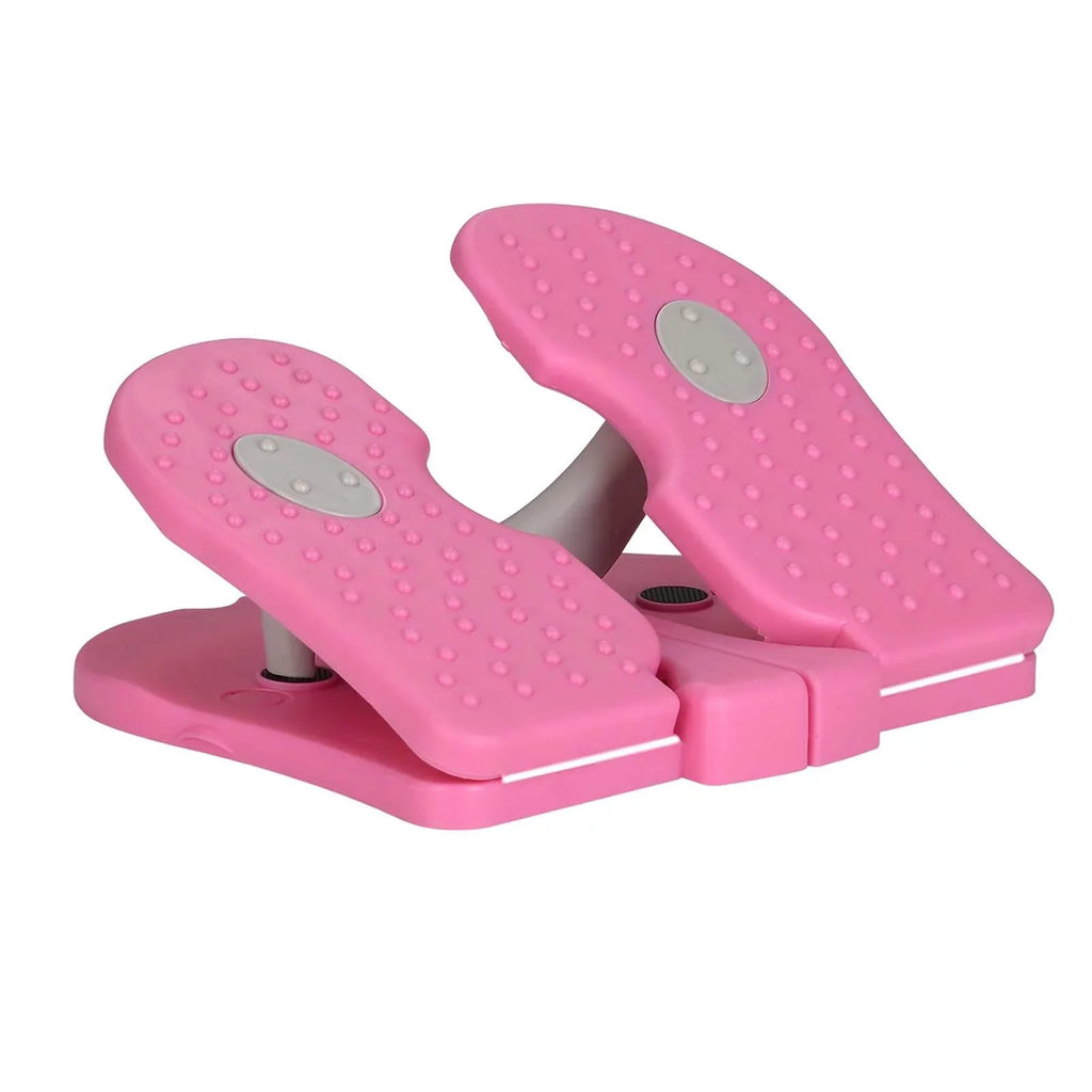 Training Climber 2pcs Foot Workouts Stepper, Living Fitness and Folding Home Stepper, under Tabletop Office Pink Blue Room Machine Bedroom
