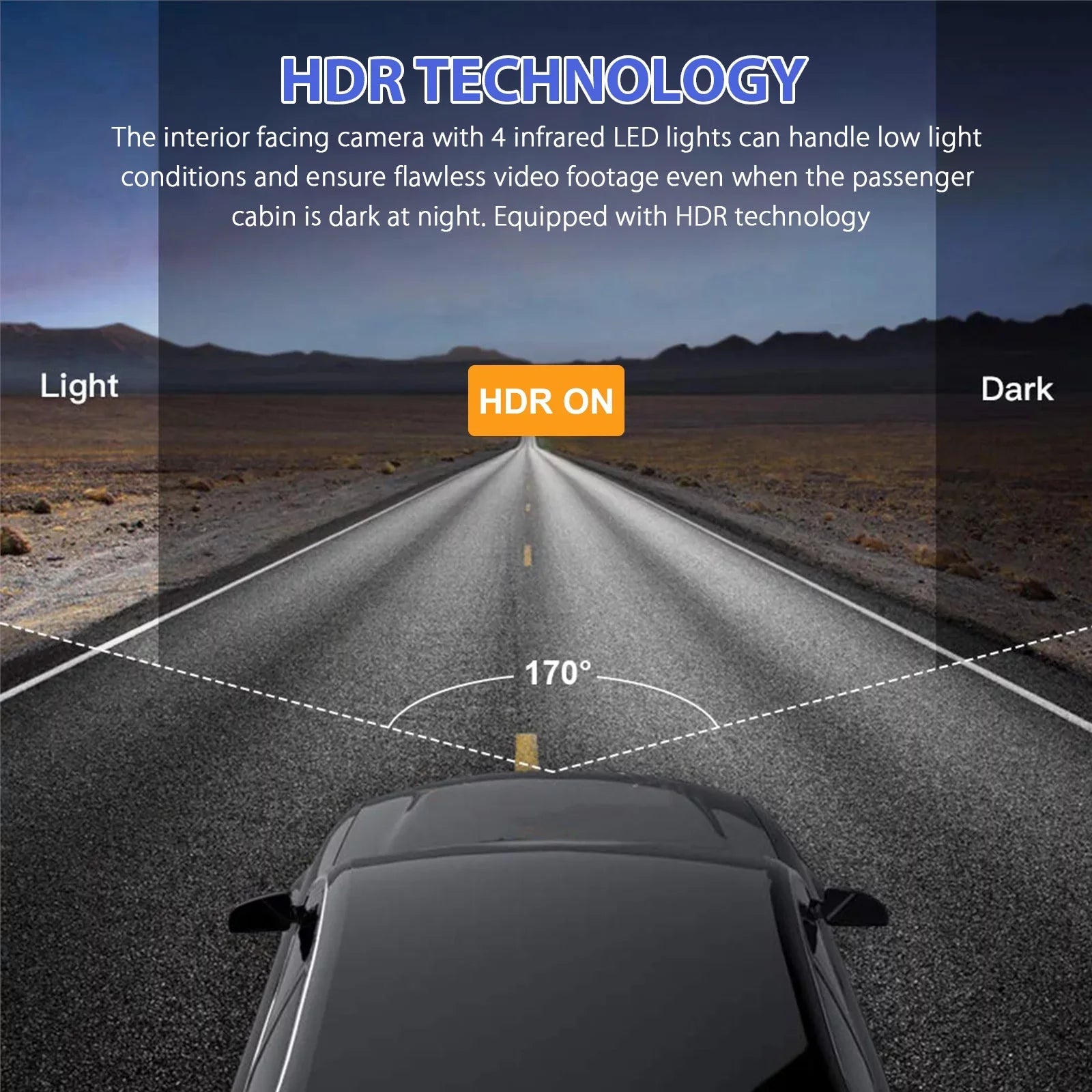 Car, Vision Dash with G-Sensor, Recording, Driving Cam, Interior Dual TSV Night Recorder Taxi Camera Loop Dual FHD 1080P for Front Mode Dashcam, IR Dash Parking