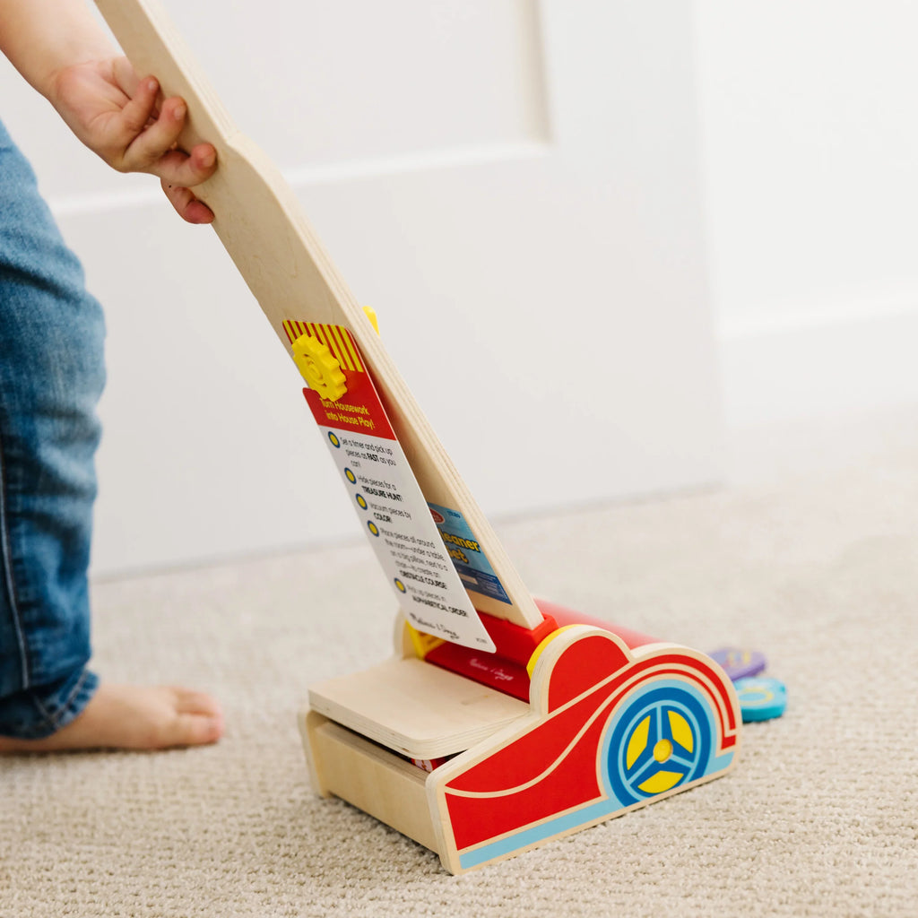 Doug Set Vacuum Wooden (10 & Play Melissa Cleaner pcs)