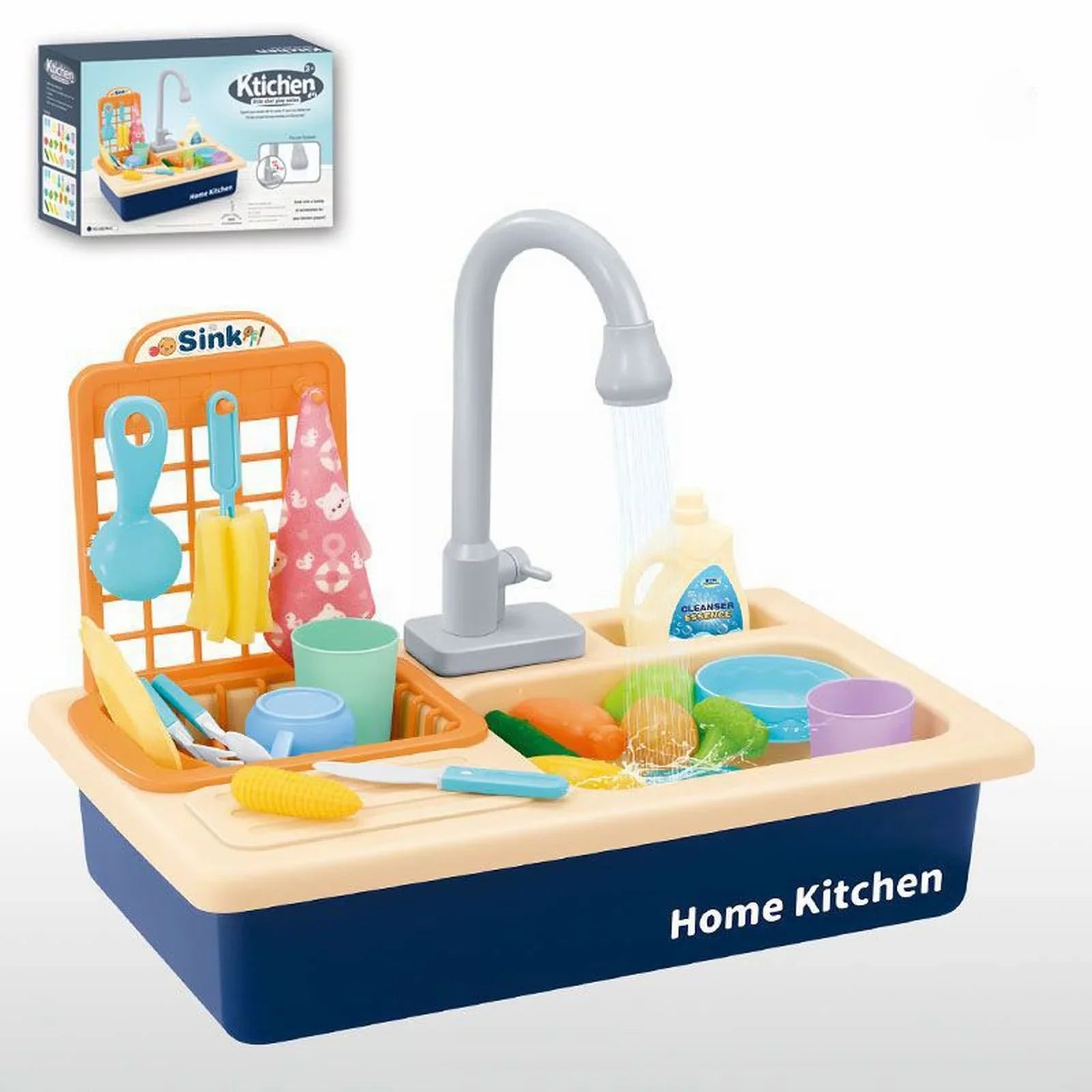 Alphabet Electric Role Children Dishwasher With Pretend Board Girls Toddlers Toys for Toys Kitchen Play Boys Automatic liquid House Running liquid Play Game Cycle System Board Sink Toy Playing for