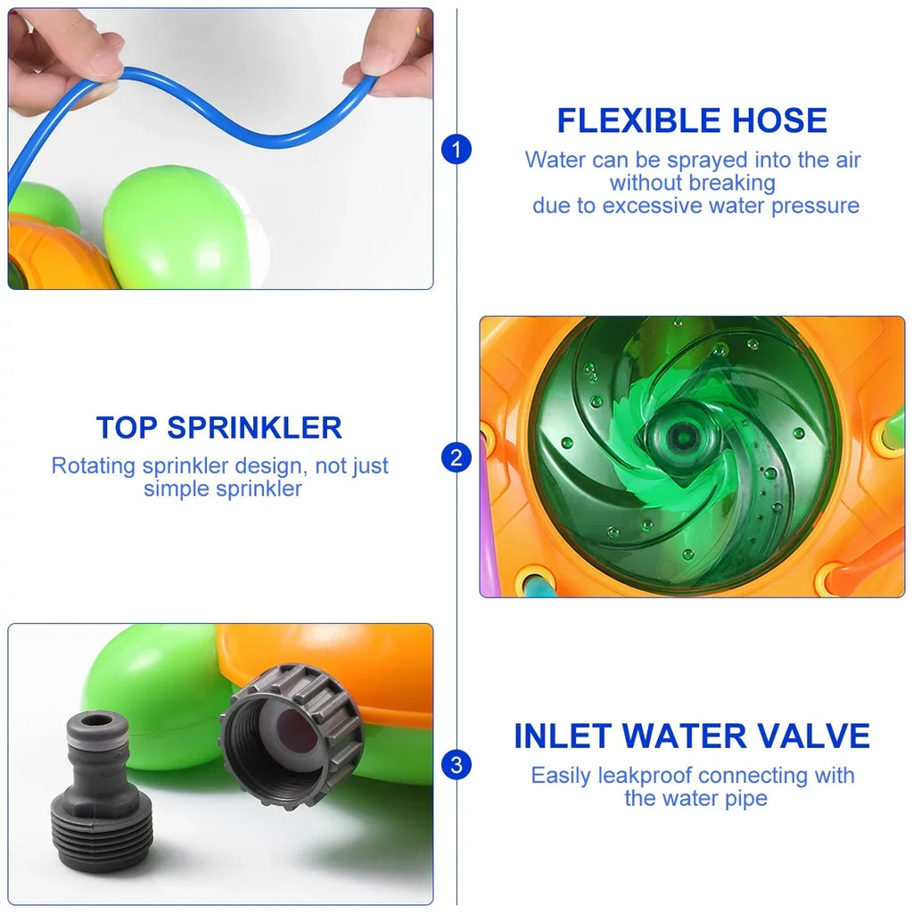 For Pool Garden Swimming Toyvian Sprinkler Turtle Toys exterior Tortoise liquid Spraying Lawn