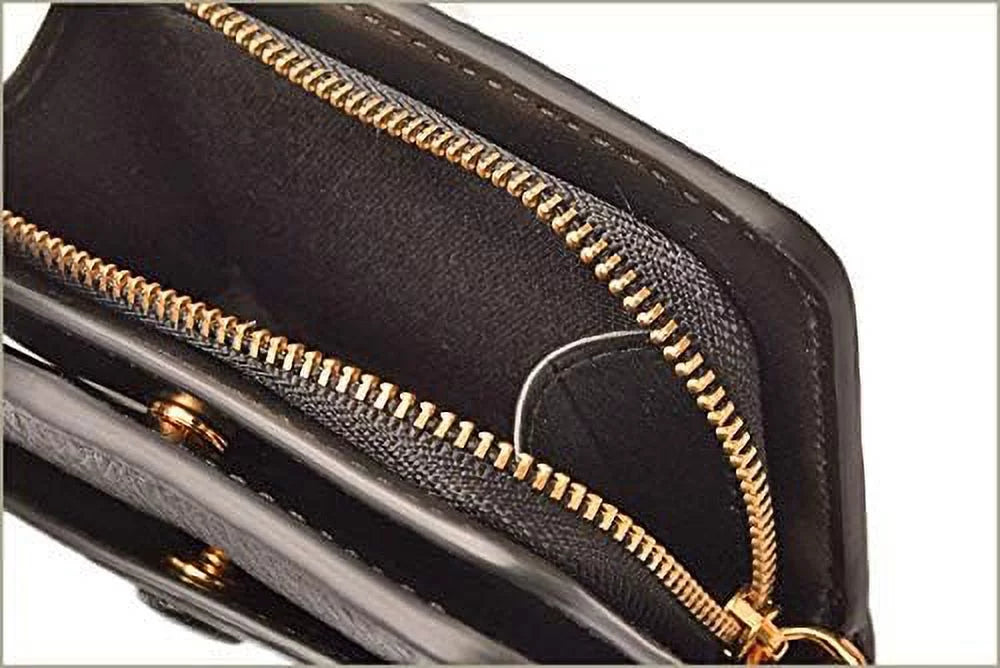 M0014215 Black Empire Jacobs City Leather Marc Wallet Women's Compact Leather Mini