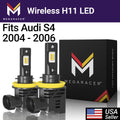 Automotive 12V LED Replacement Racer White 50W 12000LM High 2006 Bulbs Beam/ S4 Fog H9 Cool Headlight 38812 Wireless 2005 Light Audi H11 H16 S4 H8 Audi Mega 2004 6500K