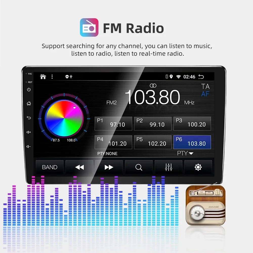 for GPS 9" Stereo Android Car Radio J10 Spare 1 2006-2013 CarPlay with 12 Camera Nissan 2+32G Qashqai