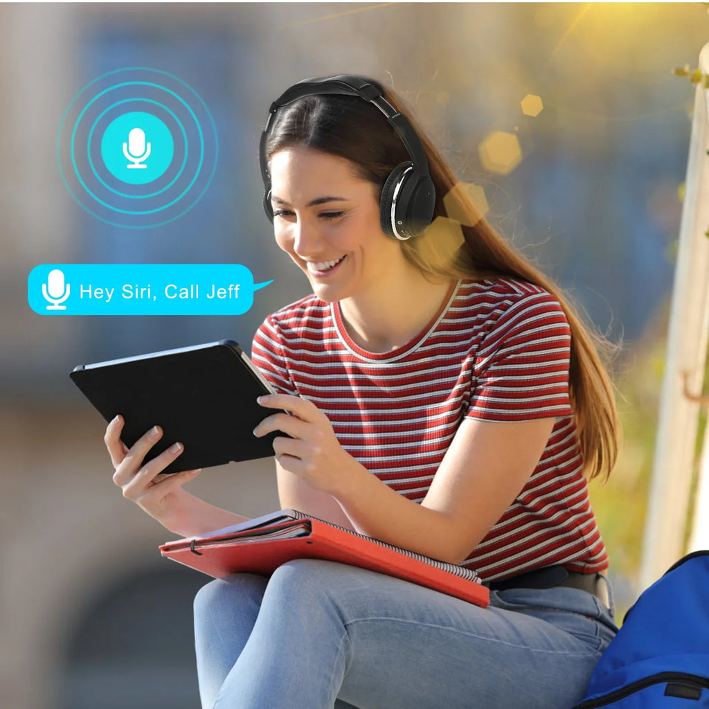 Stereo Resolution High Wildfire Phone Deep Bass, Earphones with Wireless Bluetooth with Comfort Superior UX35 E2 Call HTC Audio, Support UrbanX for Ear Mic The Over Headphones