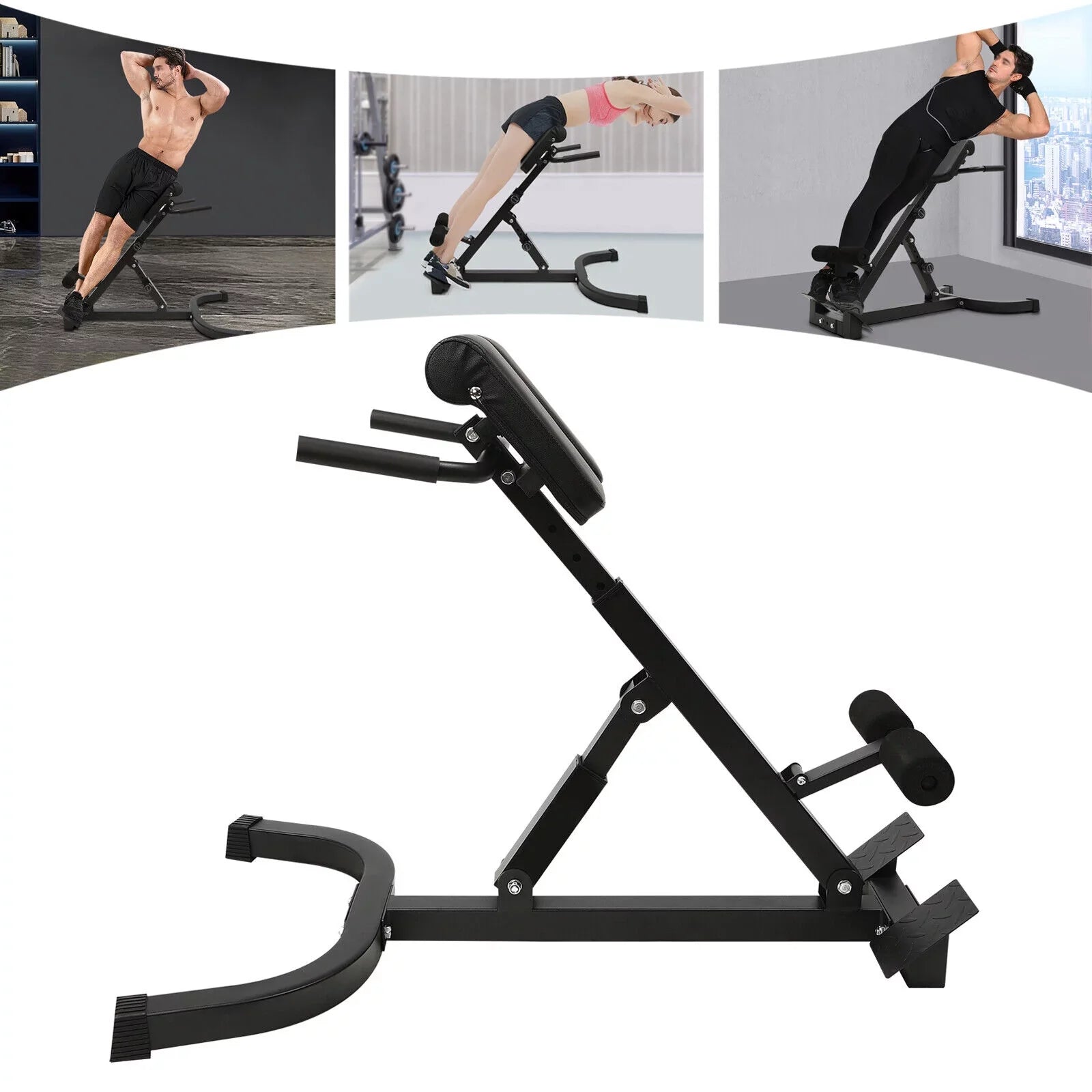 Back Back Extension Machine Chair Bench Adjustable Roman Hyperextension ZhdnBhnos Trainer