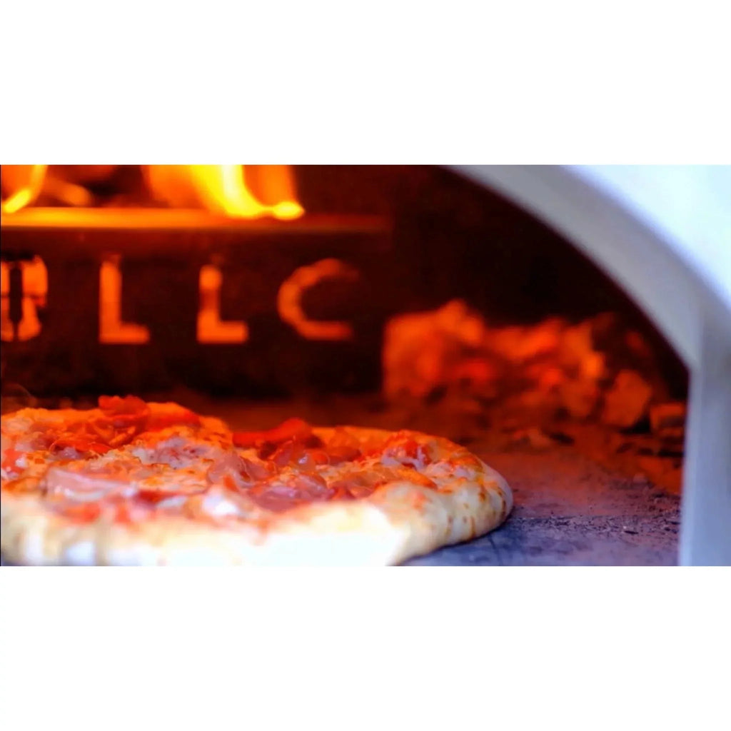 with Pizza Steel 304 Stainless Fired Wood WPPO Base Karma in. Oven 25