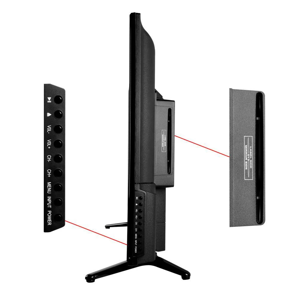 (2 HD 2 Widescreen LED PTVDLED32.5 Inch Pack) 1080p Player with TV 32 x Pyle DVD