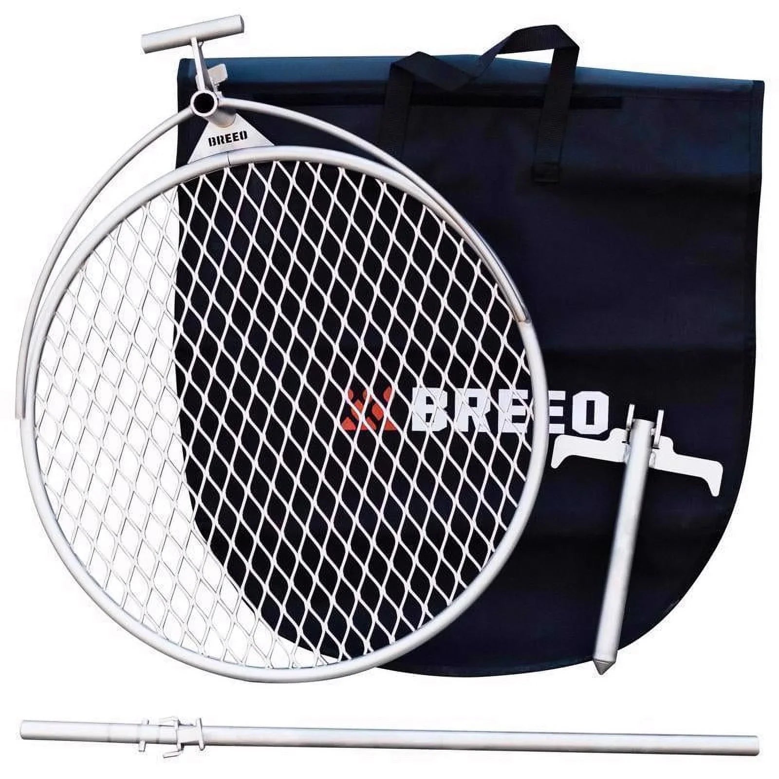 W pk Silver 1 X 27 Breeo Grill 34 in. Camp Outpost H 24 in.