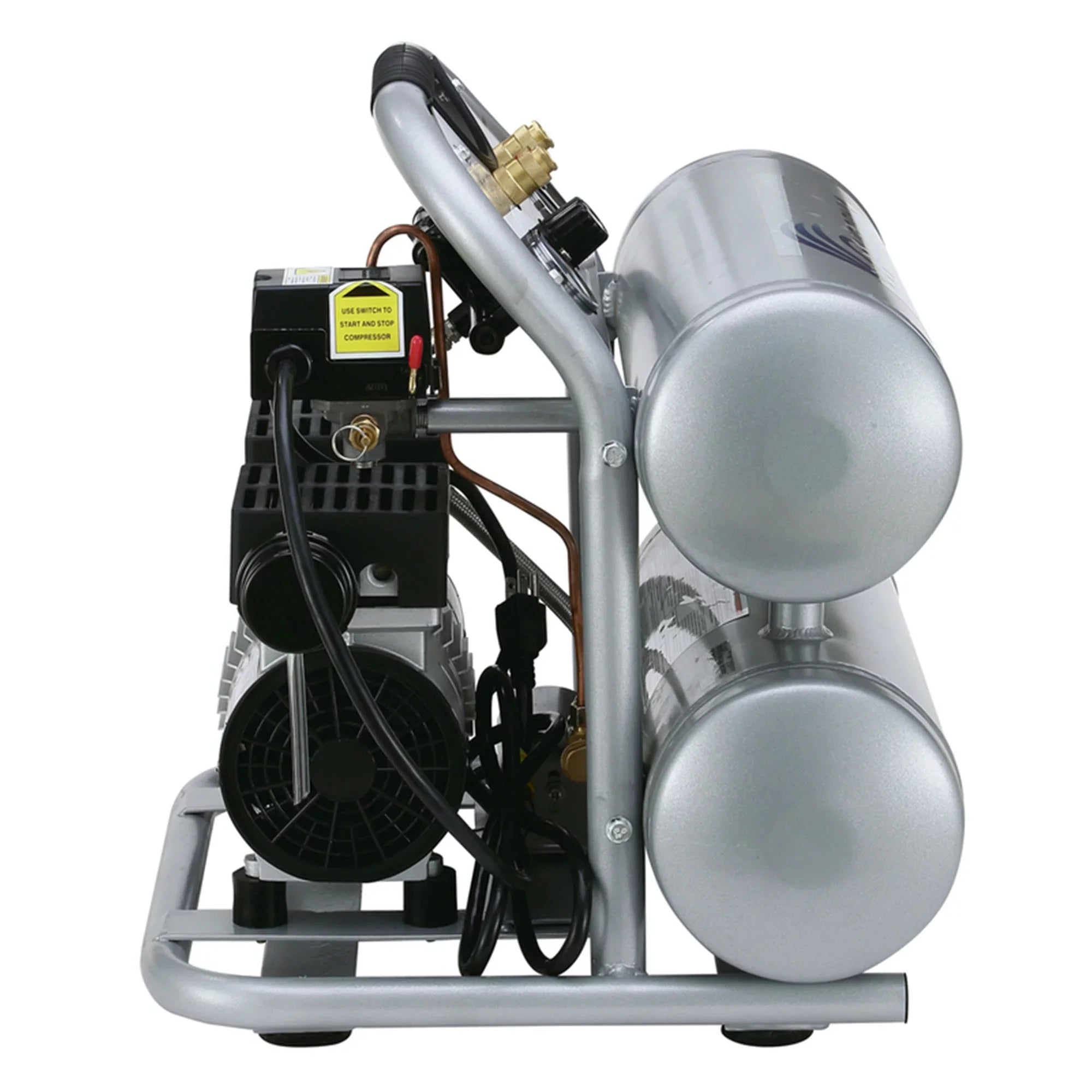California Air Powerful Oil Quiet Free Tools Ultra 4610AC Air Compressor