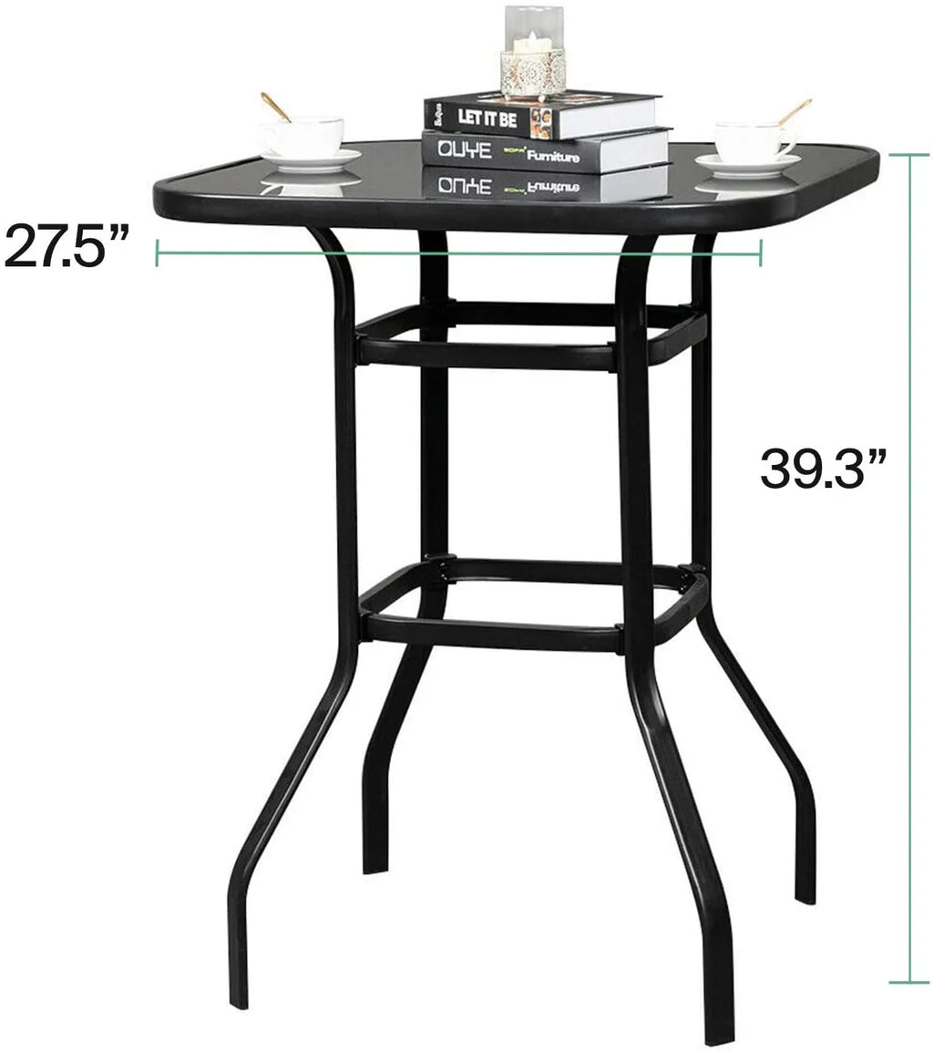Brier Outside With Porch Metal Bar Meal Table Squire Finish Dining