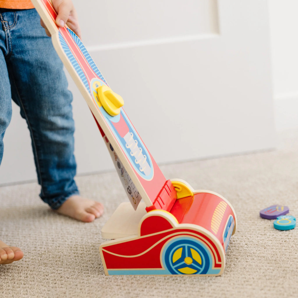 Doug Set Vacuum Wooden (10 & Play Melissa Cleaner pcs)