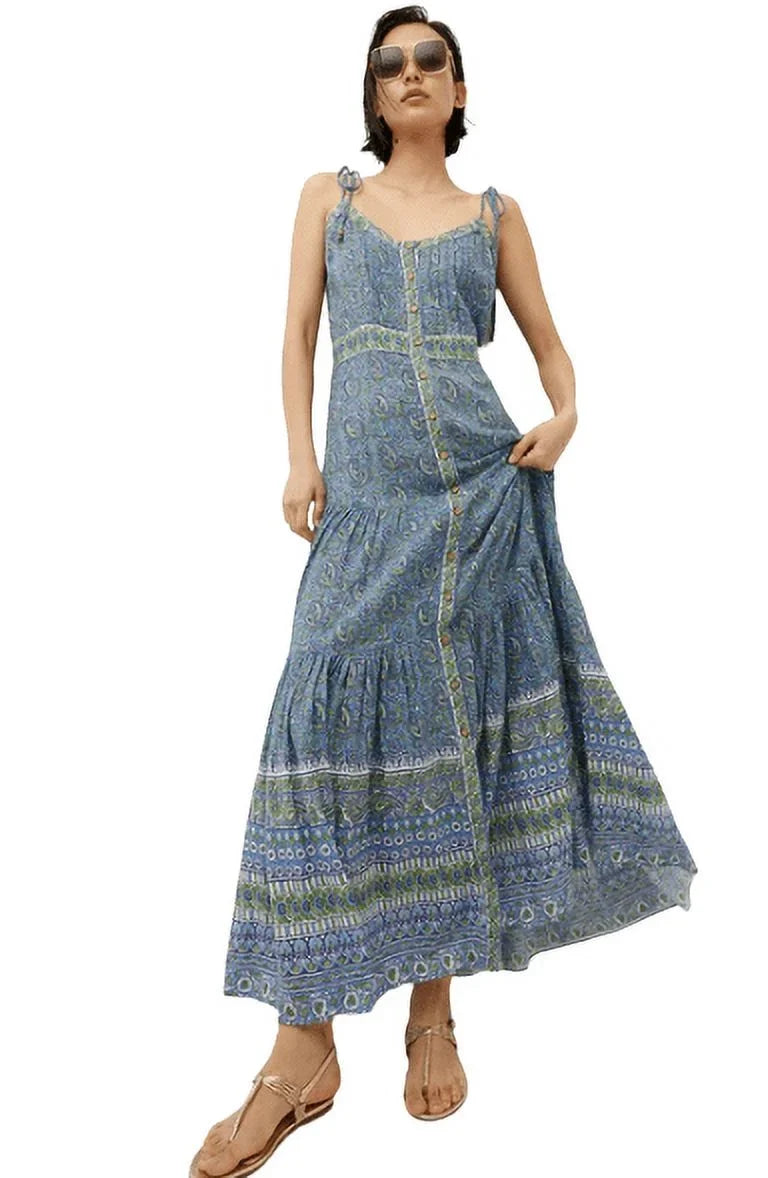 Multi XS Beard Maxi Windansea outfit, Veronica Blue Women's