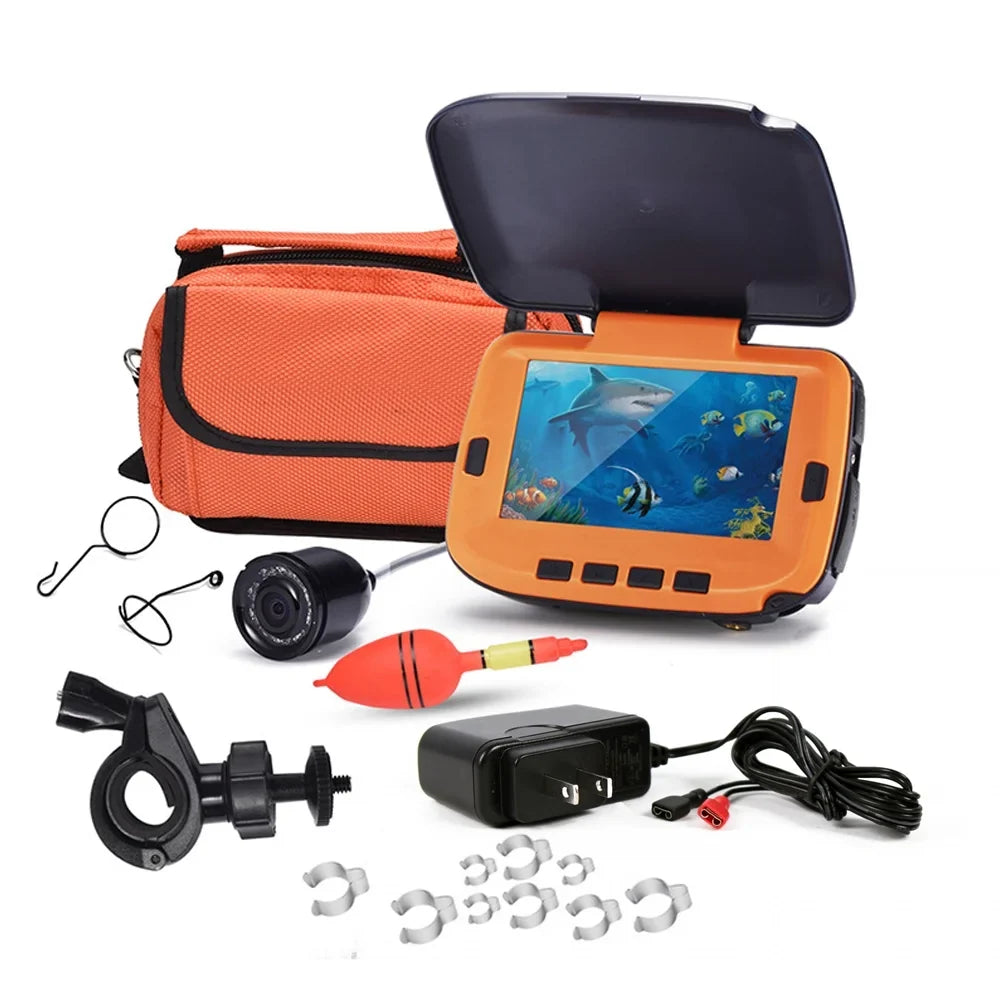 River Lixada 300000 Vision Ice Degree Camera 4.3in Pixels 120 Underwater LCD with for Night Fishing Fishing 8 CS Digital
