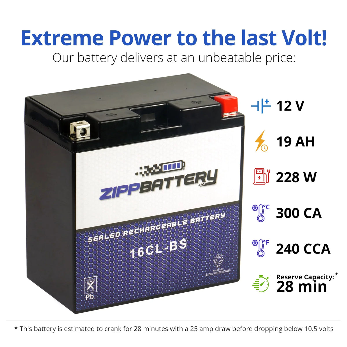 89-'96, 650cc Kawasaki Jf650 Cc Battery Battery Jf650 X2 86-'95 Ski for Zipp Jet Yb16cl-bs Ts