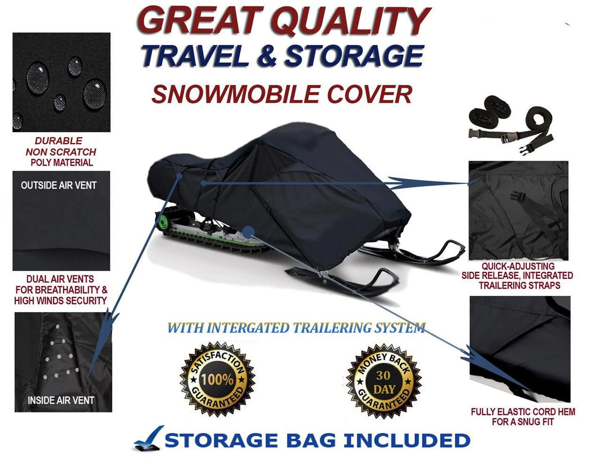 2009-2009 GSX E-TEC Sleds. Doo Travel Protection HO Bombardier and Cover Storage and Compatible Mud Snowmobile Limited Slush 600 Ski for 300D