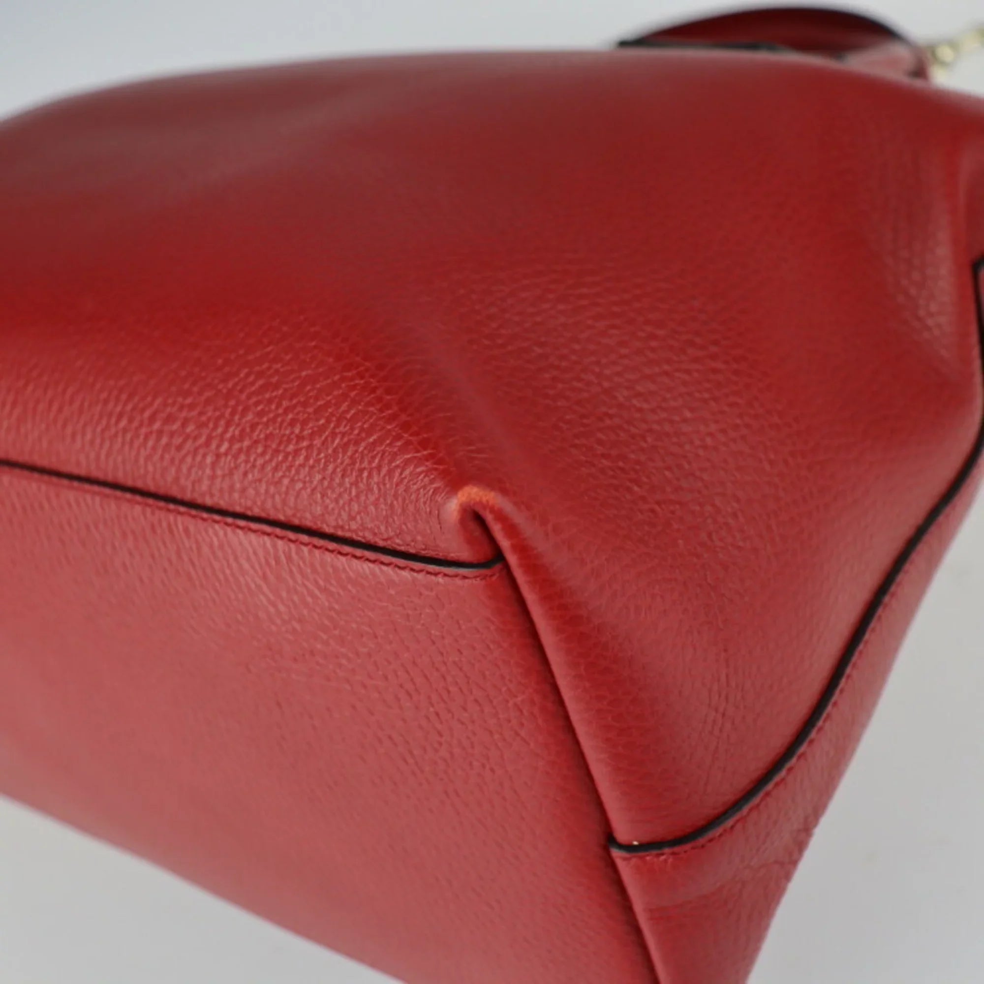 (Good) shoulder red metal charm gold leather fittings 449660 Pre-Owned GG 2WAY handbag bag