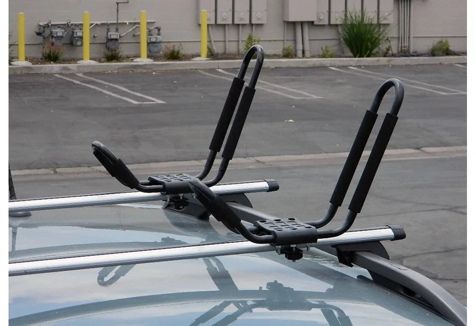 Boat = Kayak with PCS Carrier Straps Car Canoe Truck Cross Pairs Top Mount Rack 4 Tie SUV Roof Bar Van 2 FDB Down Universal J pcs 4