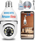 Camera,With Link, QAMY 360° Screw Extension Camera Bulb In 2.4g PTZ Bulb Light Security Camera, Light Optapower