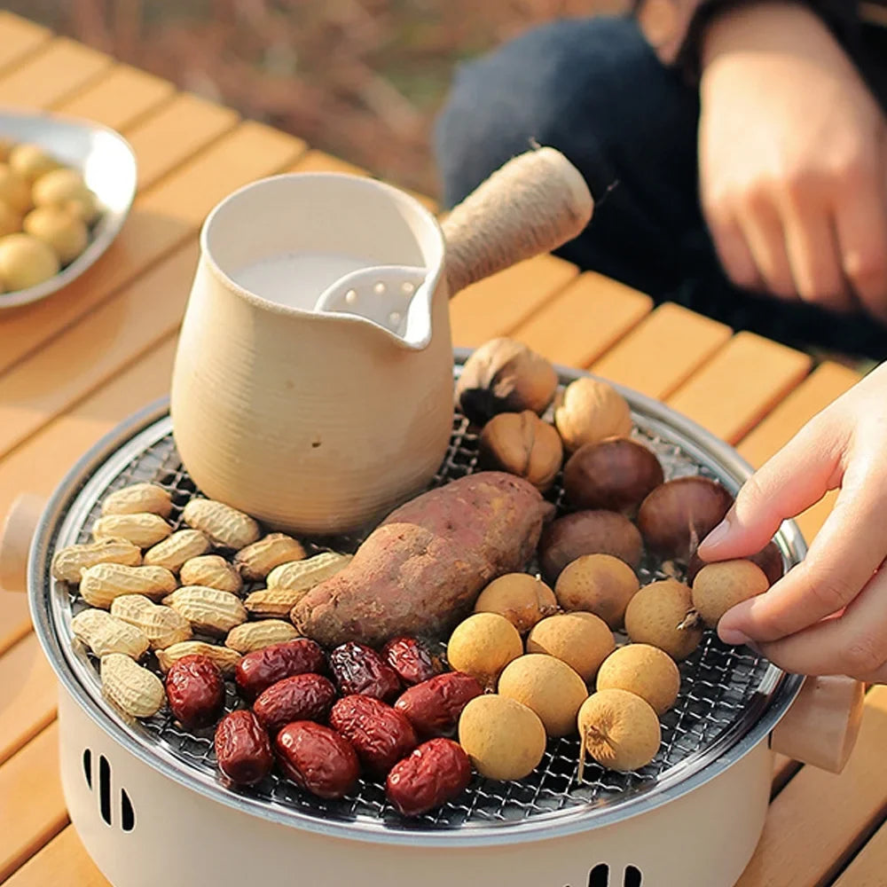 Grill Cooking Ideal BBQ Charcoal Barbecue Portable Stove Dcenta Camping for