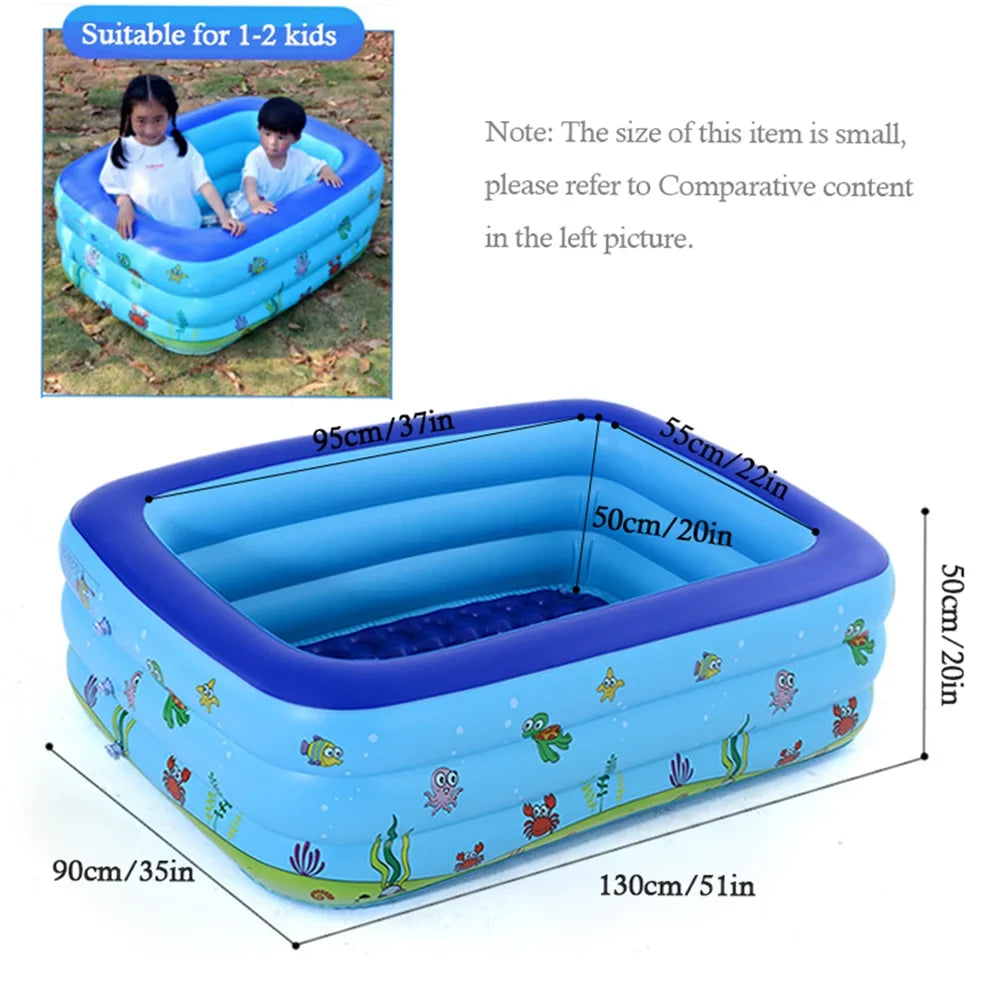 moobody Portable Bathtub Pool Swimming Swimming Kid Pool Basin Inflatable