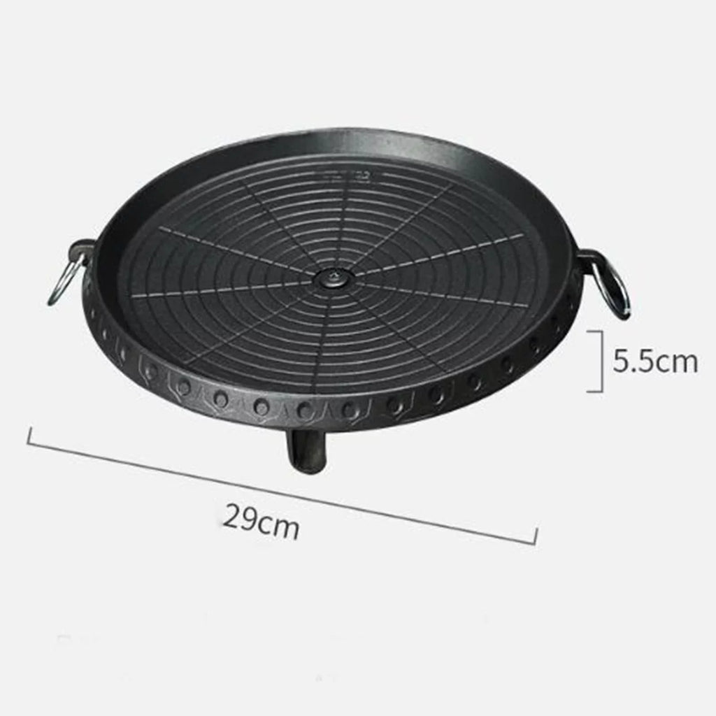 Camping Lightweight Indoor BBQ Picnic Induction Tray Frying Pan Household Smokeless exterior Portable Grill