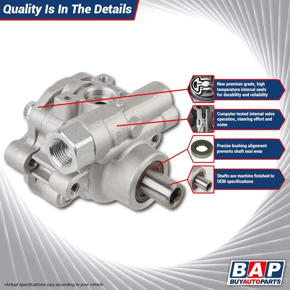 V6 A4 Pump For Buyautoparts VOLKSWAGEN 2.8L Fits - PASSAT Power Audi select: Steering & GLS 1998-2000,2003 VW Passat New