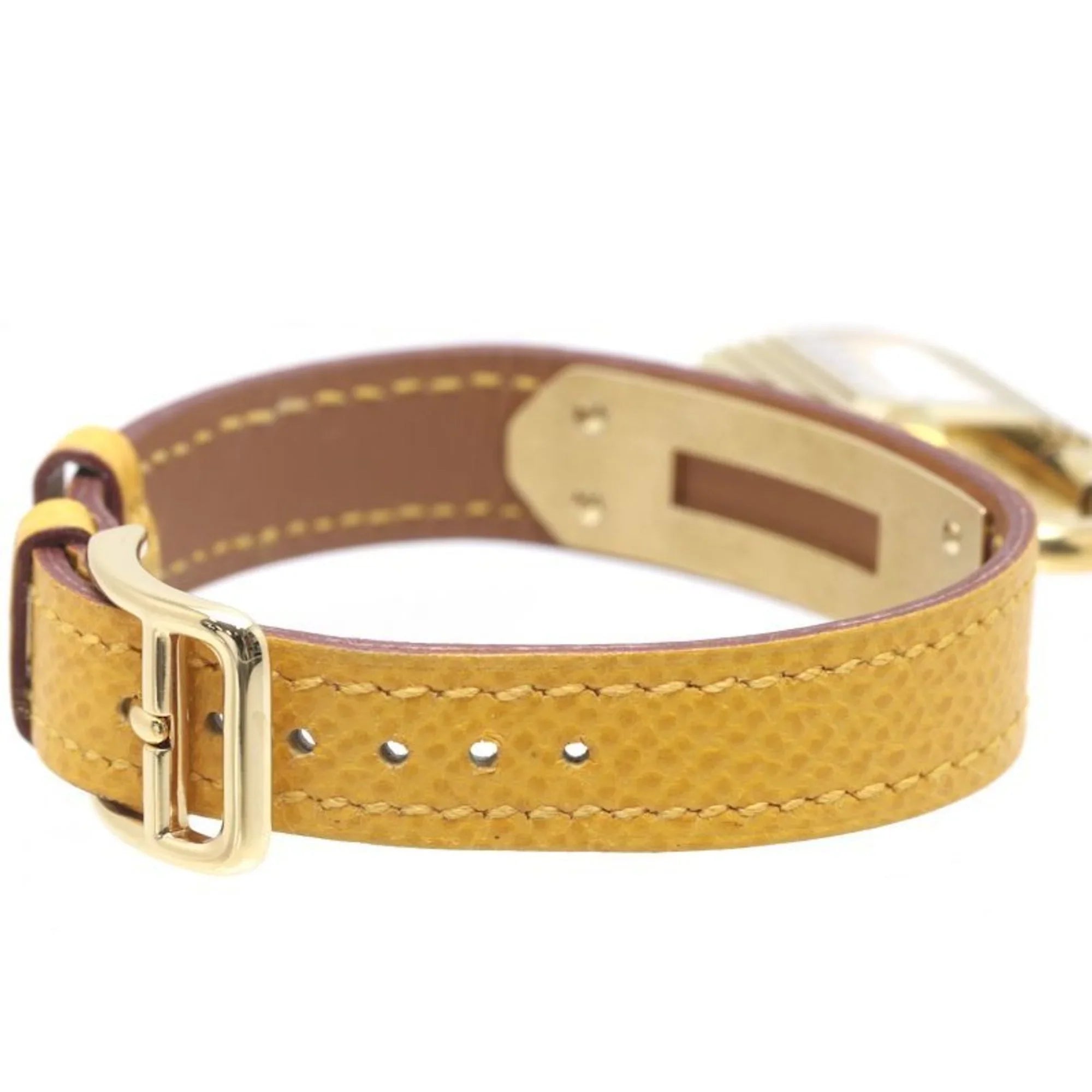 Kelly plated) Vaux Epson KE1.201 Watch x ○Y Pre-Owned HERMES Ladies 39261 (Good) (gold GP stamp