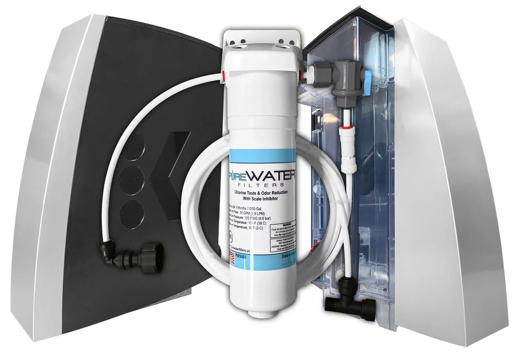 PureWater Plumb and by for Kit K155 liquid Brewers Filters Keurig K150, B155, Keurig All-in-one B150, Filter Direct Line