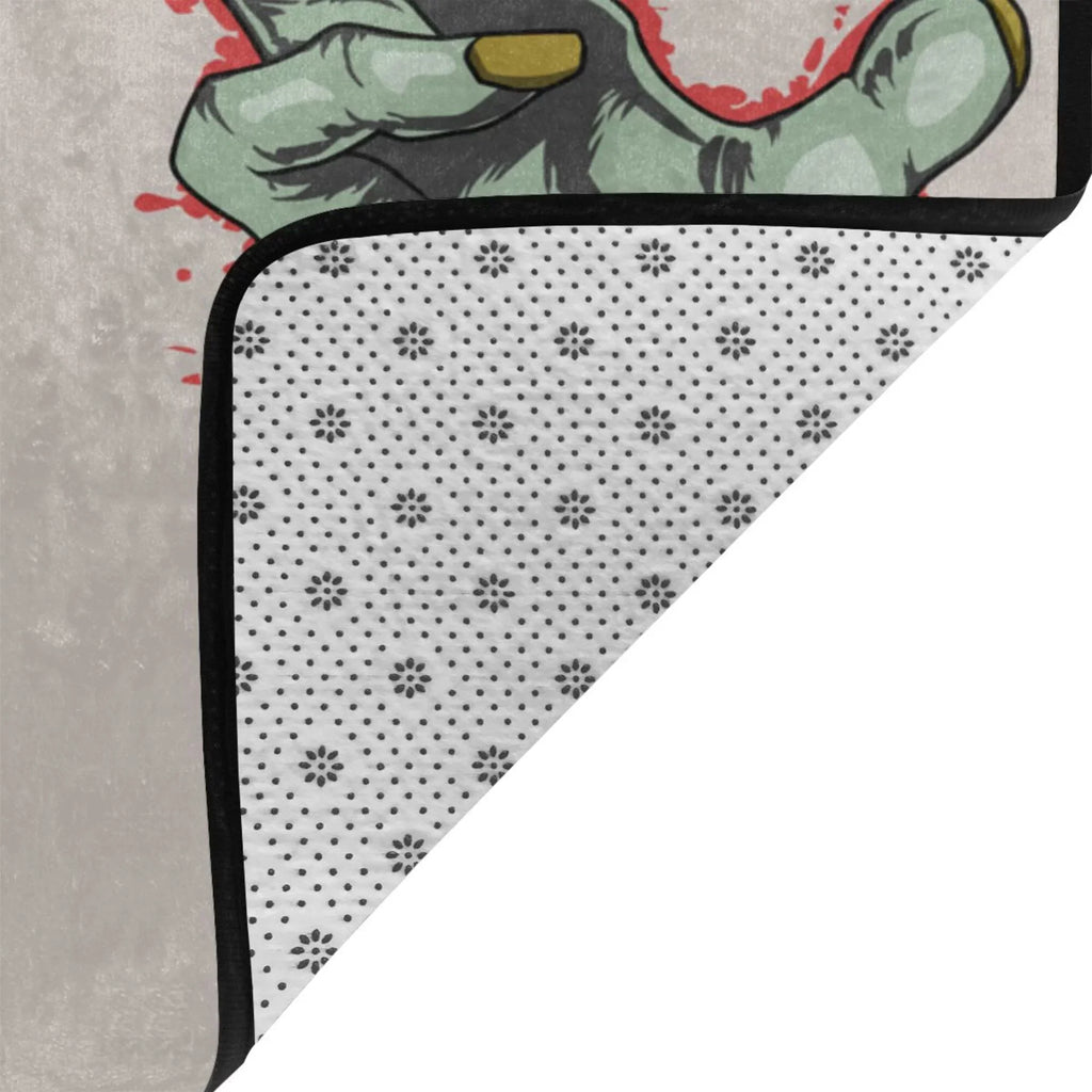for Doormat Non-slip Floor Mat Living Room Horror Zombie Hand Rug Sink Blood Kitchen XMXY Rugs Area exterior Indoor,72"x48" Area Entrance, Facecloth