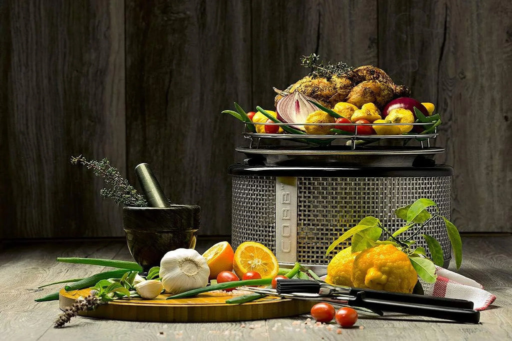 With Plus Charcoal BBQ Grill Grill Accessories Premier - Portable