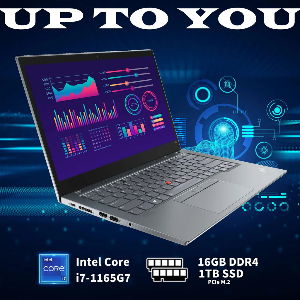 2 Gen Backlit Storm HDMI, Gen 16GB i7-1165G7, Gray, Pro, WiFi T14s FHD Touchscreen 14" 32GB Hotface 11th Card ThinkPad 6, Laptop, USB RAM, PCIe Win SSD, 10 Keyboard, 1TB Intel
