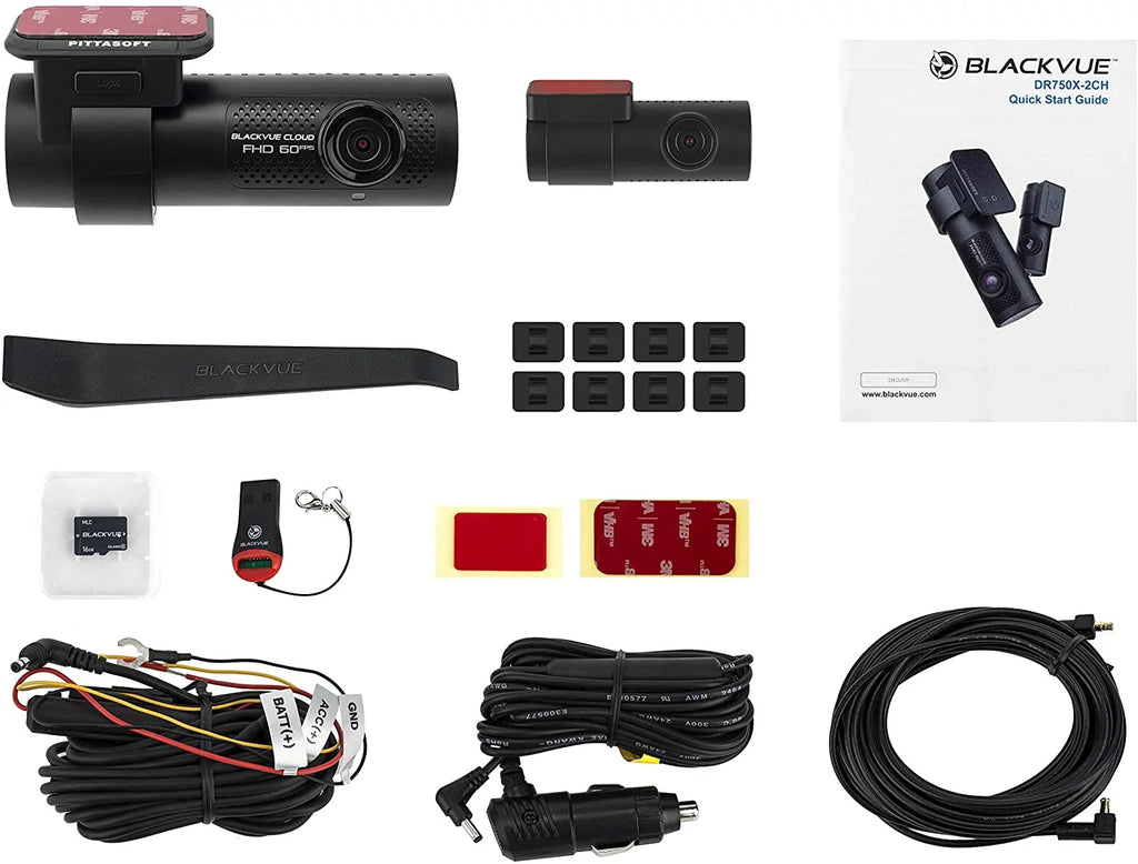 Dual Starvistm DR750X-2CH-32GB lb Blackvue 1080p Sensor (Front Cmos 60fps/Rear 30fps) 1.81 HD