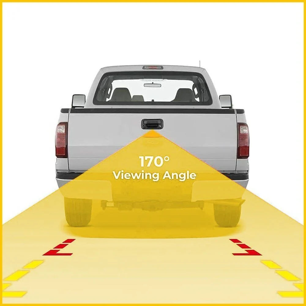 Rear Camera View For Backup 2004-2014 Tailgate Mount F150 Trucks US Handle