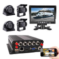 Fleet View RV Bus Video Wifi CELLULAR Van Cameras GPS Rear 4 JOINLGO LTE DVR Vehicle Web/APP Kit 4G CCTV Recorder 4 Side Truck Backup Bus 1080P Car on IP68 for Front View Remote Channel