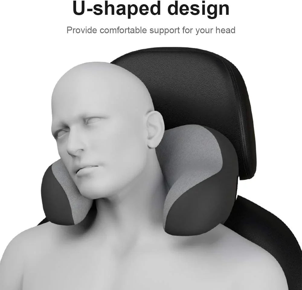 Memory Seat, and Car Neck Ergonomic for for for and Sleeping Soft Neck Support Pillow Pillow - Car Pain Headrest Resting Pillow Relief in Design Foam Travel Office U-Shaped