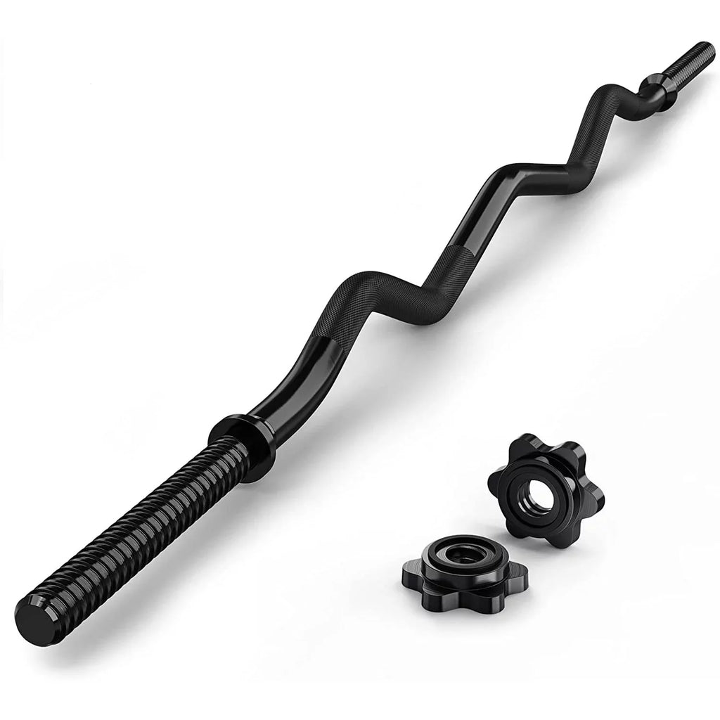 220-Pound Black Bar Plates, Capacity, for FIXTECH Collars with 47'' Olympic All Standard Curl