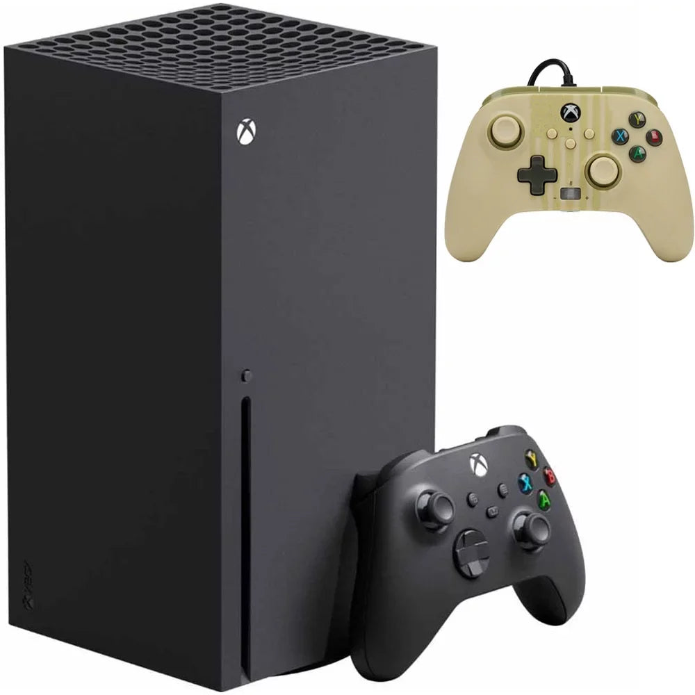 Enhanced Bundle 1TB Controller (Desert Microsoft with SSD Xbox Wired Ops) X Series
