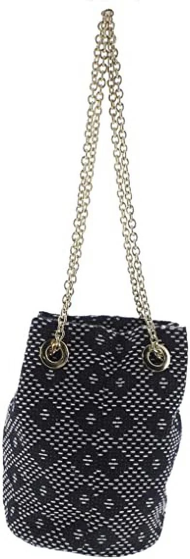 Small Bucket Chain Pattern INC Navy Handbag Cheebee Womens