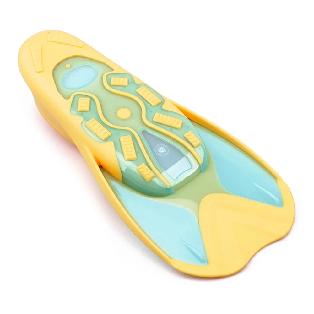Short Flippers Training Fins for Swimming Snorkeling Swim Carevas