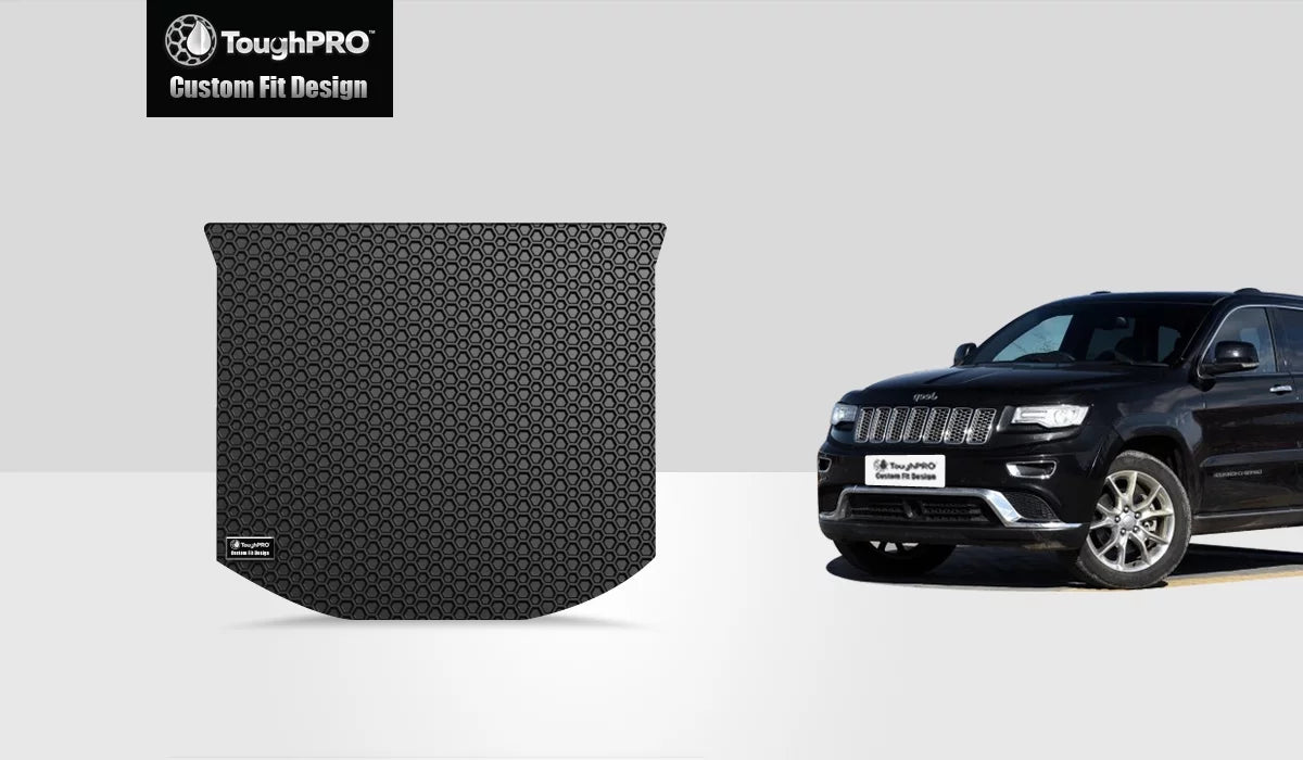 climate ToughPRO Mat) - Compatible JEEP 2019 All Heavy - Cargo with Duty (Made Mat in Rubber - USA) Cherokee Grand - (Cargo Black