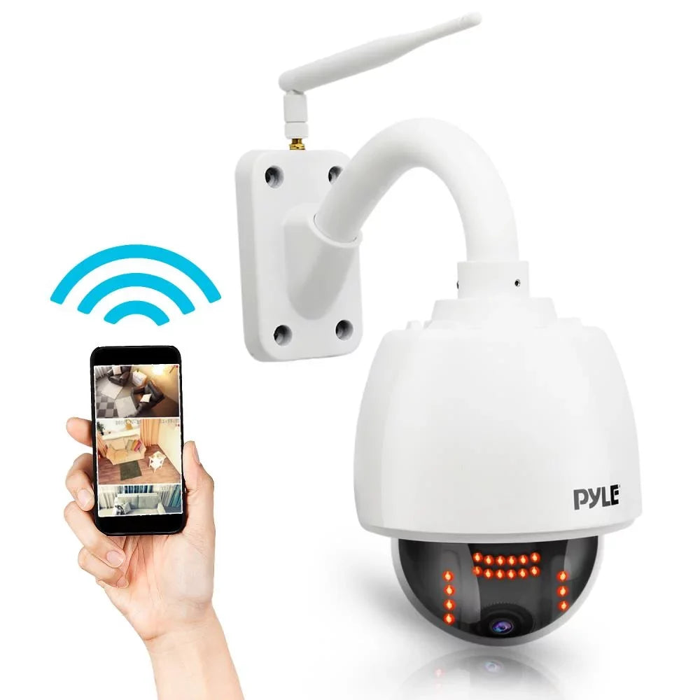 Zoom in Optical with PYLE PIPCAMHD47.5 32g Cam - 4x WiFi HD exterior Camera Hi-Res SD - Built IP Weatherproof