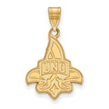 LogoArt Gold Orleans 10k New Official University Licensed Collegiate Yellow of Large Pendant (UNO)